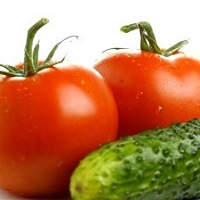 Овощное ассорти «Огурцы и томаты»
